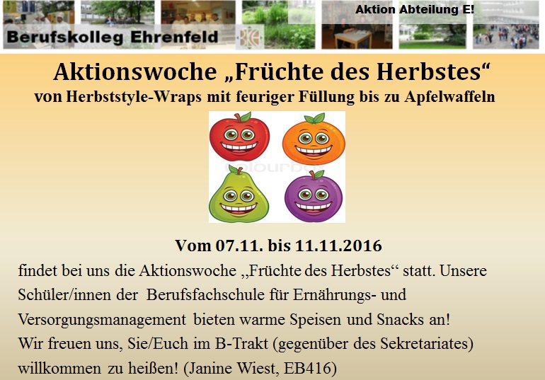 Früchte des Herbstes 2016